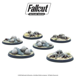 Fallout Wasteland Warfare Creatures Mirelurk Hatchlings + Eggs Modiphius