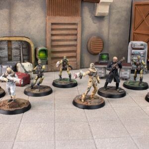 Fallout Wasteland Warfare Institute Core Box Modiphius Minis Synths Scientist