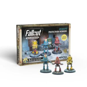 Fallout Wasteland Warfare Robots Protectron Workers MUH052222 Modiphius