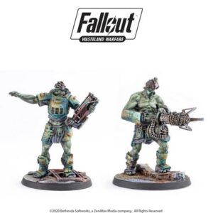 Fallout Wasteland Warfare Super Mutants Overlord and Fist Modiphius MUH051814