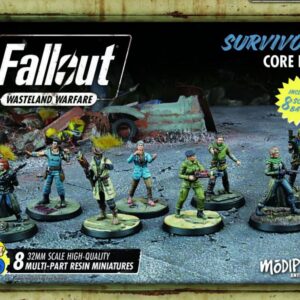 Fallout Wasteland Warfare Survivors Core Box Modiphius Survivor Minis