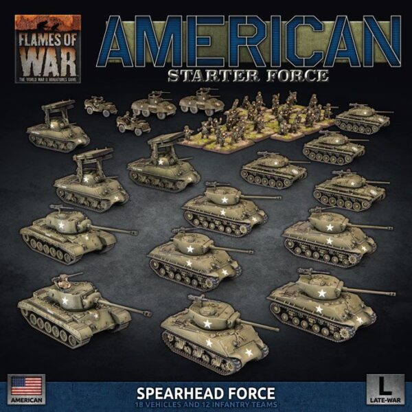 Flames of War American Starter Spearhead Force Battlefront Miniatures FoW WW2