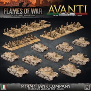 Flames of War Italian Starter M14/41 Tank Company Battlefront Miniatures WW2
