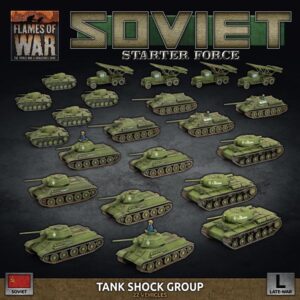 Flames of War Soviet Starter Tank Shock Group Battlefront Miniatures WW2 Russen