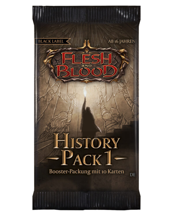 Flesh & Blood Black Label History Pack 1 Booster Pack (Deutsch)