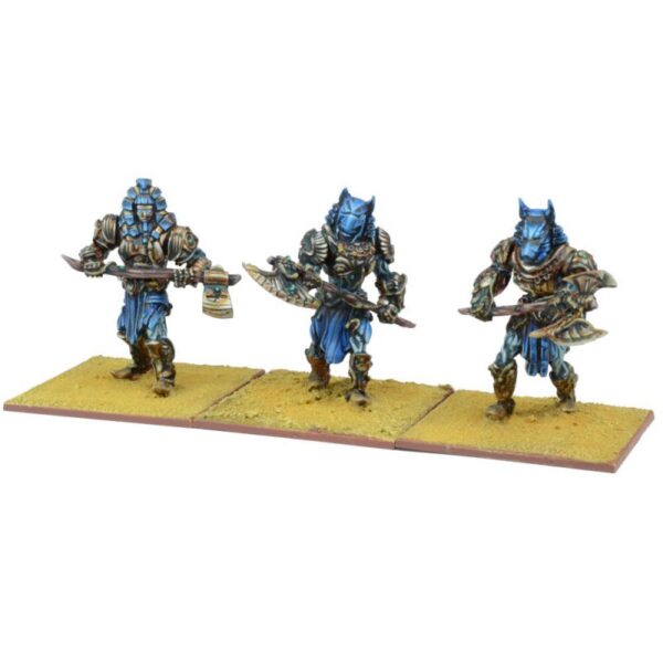 KoW Empire of Dust Enslaved Guardian Regiment Kings of War Mantic Games Skelette