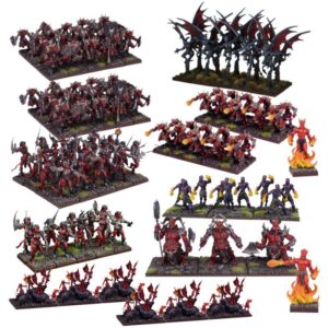 KoW Forces of the Abyss Mega Army King of War Mantic Games Armee des Abgrunds