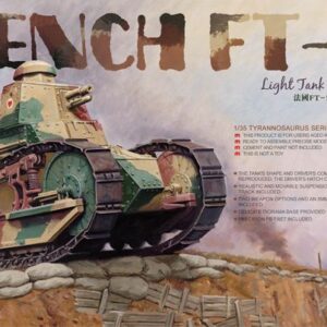 Meng French FT-17 Light Tank (Riveted Turret) 1/35 TS-011 Panzer FT17 model kit