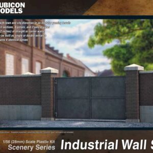 Rubicon Models Industrial Wall Set Scenery Series 1/56 28mm Gelände Mauer
