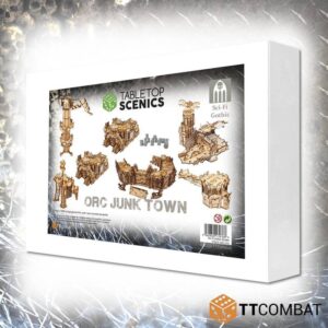 TTCombat Sci-Fi Gothic Orc Junk Town Bundle 28mm GelÃ¤nde Terrain Orks 40k city