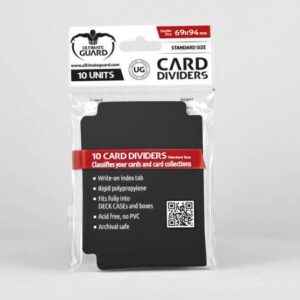 Ultimate Guard - Card Dividers Black - Karten Trenner, Dividers