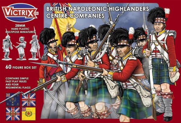 Victrix British Napoleonic Highlander Centre Companies 28mm Britain