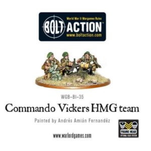 Warlord Games British Commando Vickers MMG Team 28mm WWII Bolt Action British