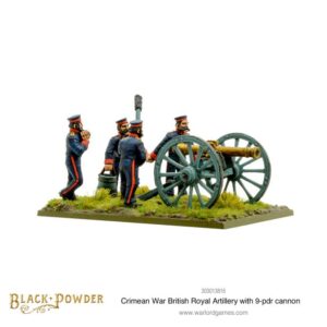 Warlord Games Crimean War British Royal Artillery 9-pdr Cannon 28mm Black Powder