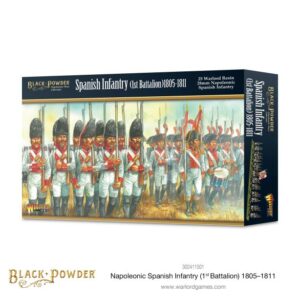 Warlord Games Napoleonic Spanish Infantry 1st Battalion 1805-1811 Black Powder