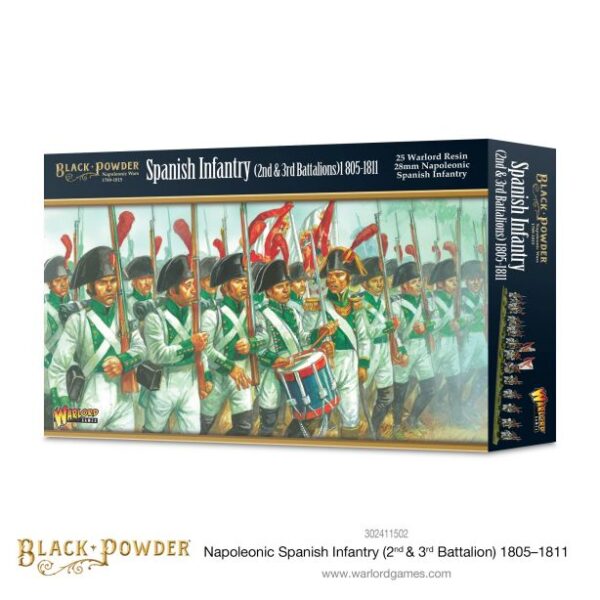 Warlord Games Napoleonic Spanish Infantry 2nd & 3rd Battalions 1805 Black Powder