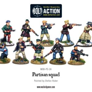 Warlord Games Partisan Squad Squad 28mm Bolt Action WWII Partisanen Partizanen