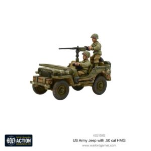 Warlord Games US Army Jeep with 50 Cal HMG 28mm Bolt Action Amerika USA