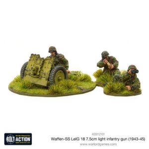 Warlord Games Waffen SS LeIG 18 7.5cm light infantry gun 1943-45 Bolt Action