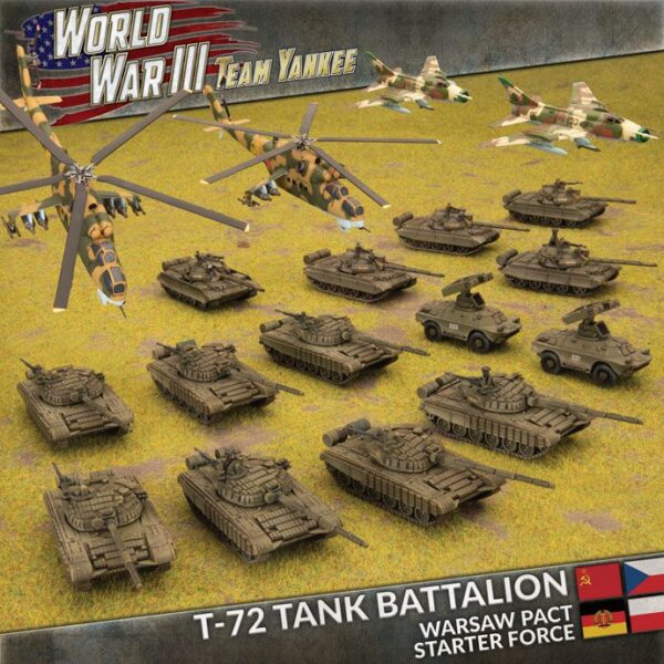 World War III T-72 Tank Battalion Starter Force Warsaw Pact WW3 Team Yankee