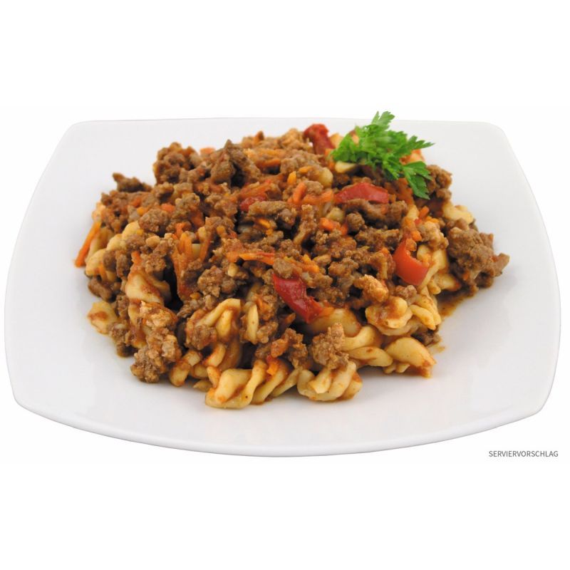 Nudeln mit Bolognese (400g) – Spielium.de