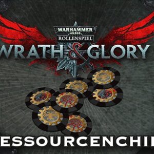 Warhammer 40.000 Wrath & Glory Ressourcenchips WH40K Karten