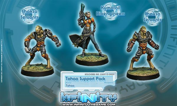 Infinity Tohaa Support Pack Corvus Belli INF 280910 Kumotail Bioengineer