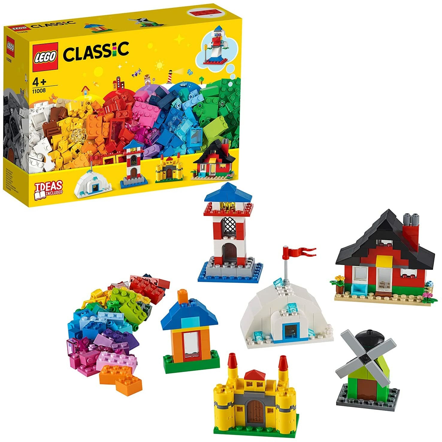 Lego 11008 - Classic Bausteine Bunte HÃ¤user - 270 Klemmbausteine