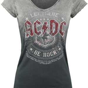 AC/DC Let there be Rock T-Shirt grau dunkelgrau in 4XL