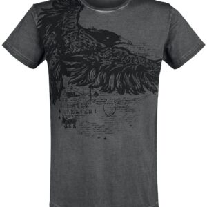 Black Premium by EMP Rebel Soul T-Shirt schwarz grau in XL