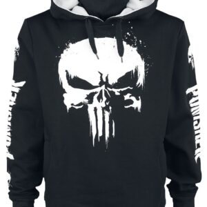 The Punisher Skull Kapuzenpullover schwarz in 4XL