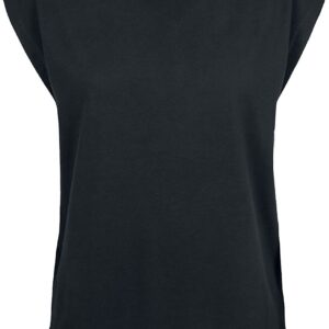Urban Classics Ladies Basic Shaped Tee T-Shirt schwarz in XS
