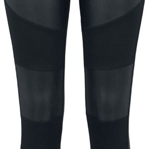 Urban Classics Ladies Fake Leather Tech Leggings Leggings schwarz in XL