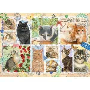 Jumbo - Cat Stamps - 1000 Teile